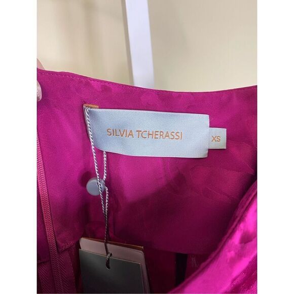 Silvia Tcherassi NWT Sermoneta Skirt in Mulberry Floral Size XS - Picture 5 of 10